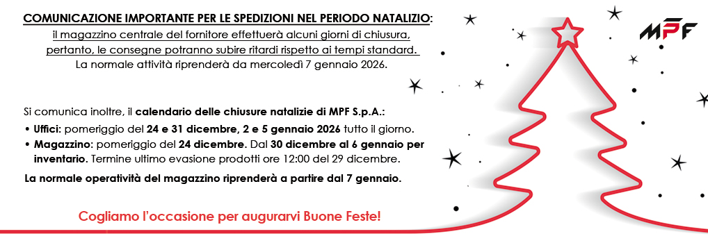 Chiusura Natalizia 2025